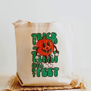 Canvas trick or treat bags